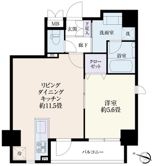 レックス小岩の間取図