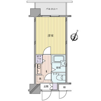 サンテミリオン品川戸越の間取図