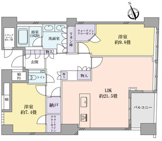 品川Ｖタワーの間取図