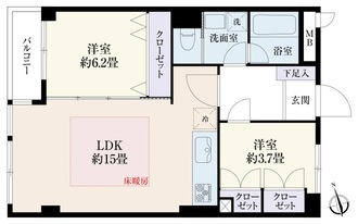 プチモンド目白の間取図