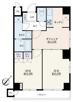 ガラ・ステージ日本橋人形町の間取図