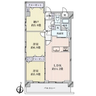 朝日プラザ梅田IIの間取図