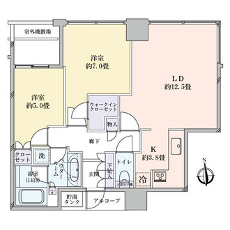 シティタワー西梅田の間取図