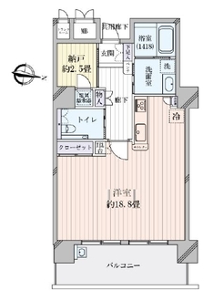 ナチュラリー西神中央１号館の間取図