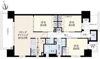 インプレスト南千住の間取図