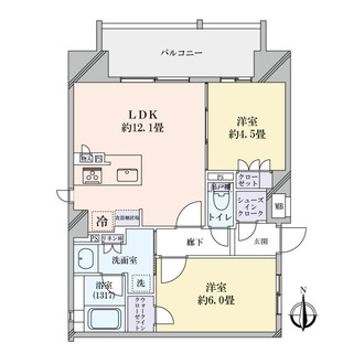 オープンレジデンシア名城黒川の間取図