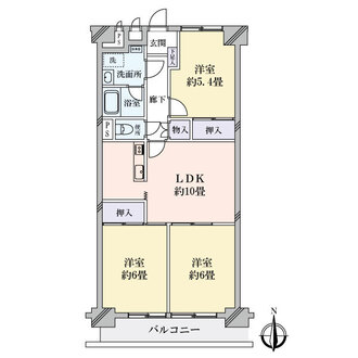 ロータリーマンション栄の間取図