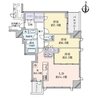 シティタワー名古屋久屋大通公園の間取図