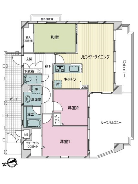 ワコーレ松戸の間取図