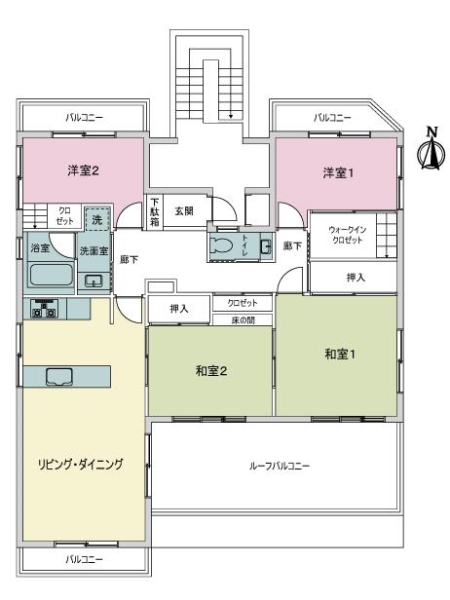 エクセラントーワ第３の間取図