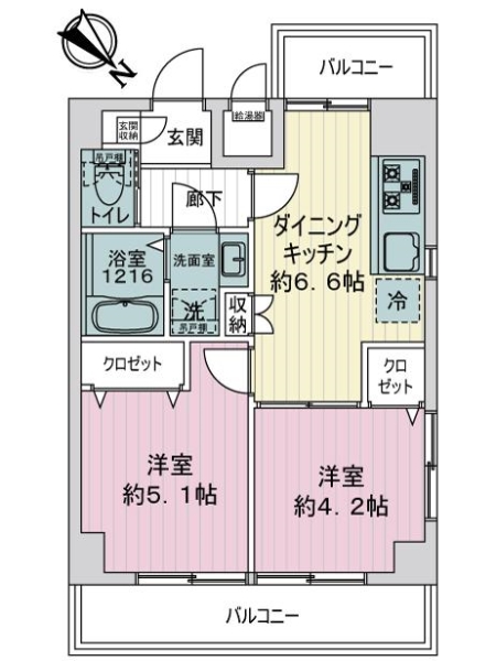 ル・シック本駒込の間取図