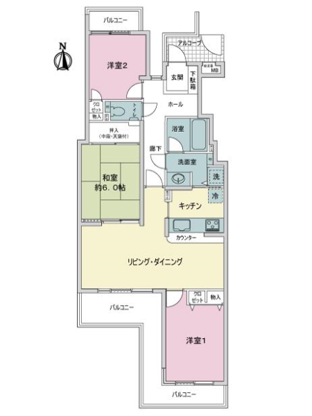 グローリアスヒルズ八事の間取図