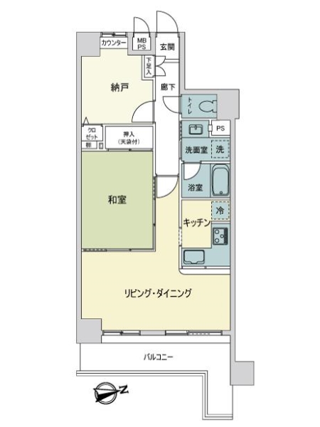 ライオンズマンション成増第６の間取図