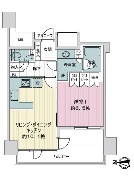 久屋アインスの間取図