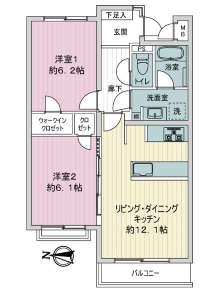 ロイヤルプラザ目白の間取図