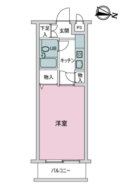 クレッセント本蓮沼の間取図