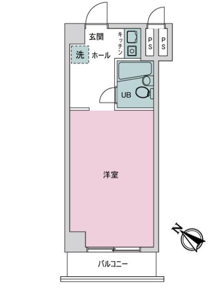 上野スカイハイツの間取図