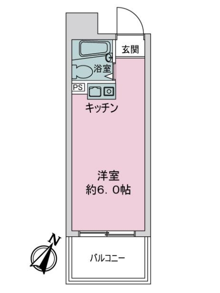 ネオダイキョー三宮の間取図