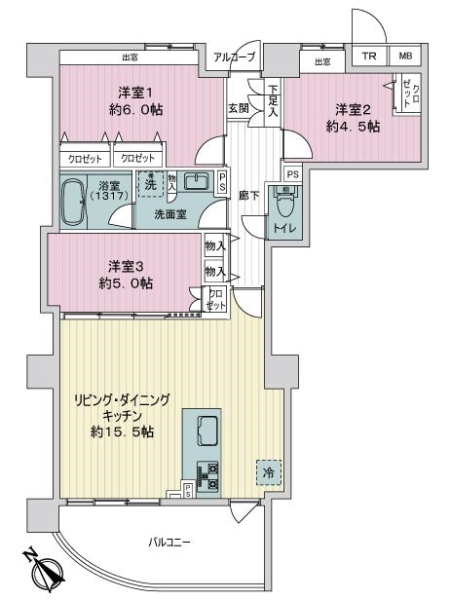 ソフィア川口ブランの間取図