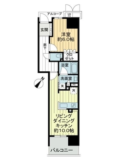 ワコーレ神戸三宮トラッドタワーの間取図