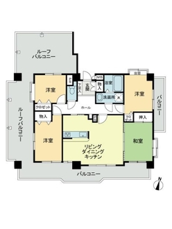 ライオンズマンション小幡城下の間取図