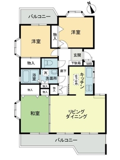 ヴィラ鹿籠の間取図