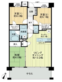 レクセル大宮の間取図