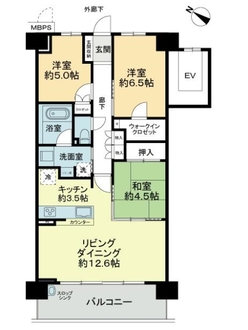 ライオンズ守山マークヒルズの間取図