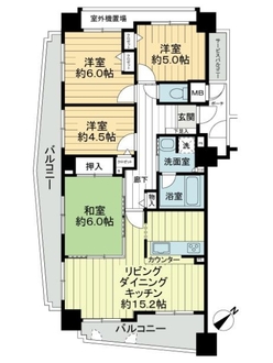ジェイシティ古市駅前の間取図