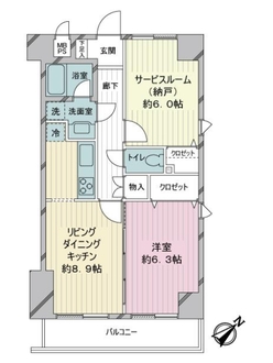 ヴェラハイツ武蔵小山の間取図