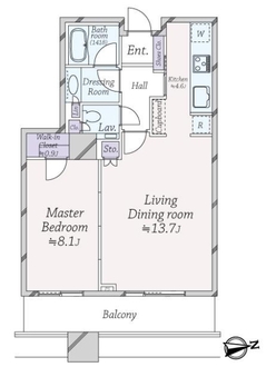 白金タワーの間取図