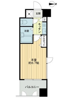 デ・リード烏丸五条の間取図