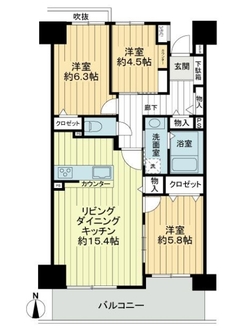 アトラス西宮の間取図