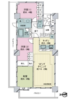 エルザタワー３２の間取図
