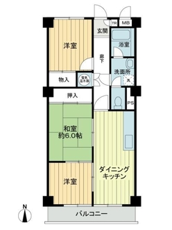 ライオンズマンション広路通りの間取図