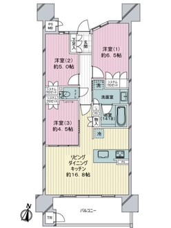プラセシオン赤池ファーストの間取図