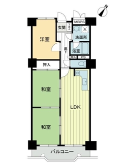 ライオンズマンション己斐本町の間取図