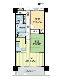 ローレルコート室町の間取図