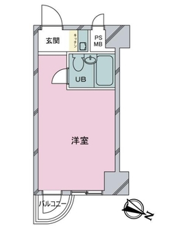マリンロードダイヤモンドパレスの間取図