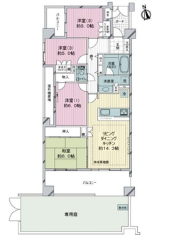 サーパス日吉本町の間取図