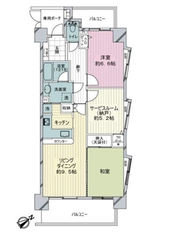 ライオンズマンション横浜星川の間取図