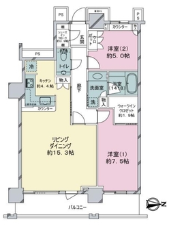 ベイクレストタワーの間取図