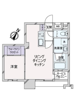 エンクレストベイ天神東３の間取図