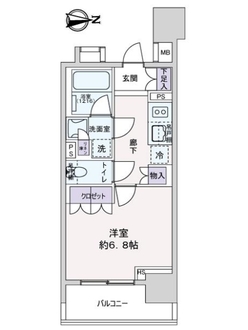 オープンレジデンシア金山ｅｓｔの間取図