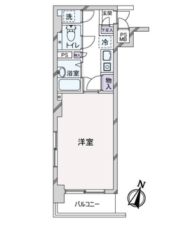菱和パレス渋谷本町の間取図