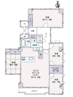 グランフォルム御池の間取図