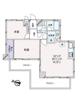 ライオンズマンション大宮南の間取図