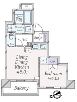 アージョ大崎の間取図