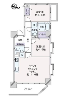 ライオンズマンション新瑞橋第３の間取図