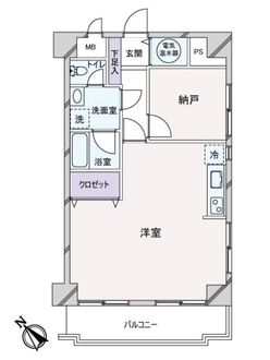 ライオンズプラザお茶の水の間取図
